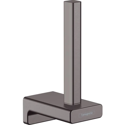 Imagen de hansgrohe AddStoris Portarrollos de reserva, cromo negro cepillado, 41756340