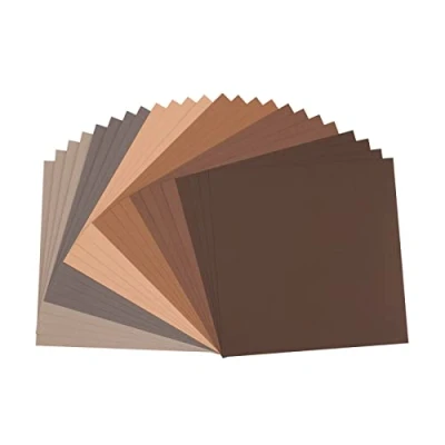 Imagen de Florence Papel para álbumes de Recortes, 216 g, 30,5 x cm, Paquete múltiple 24 Hojas, Color marrón, 30.5x30.5x0.7 cm