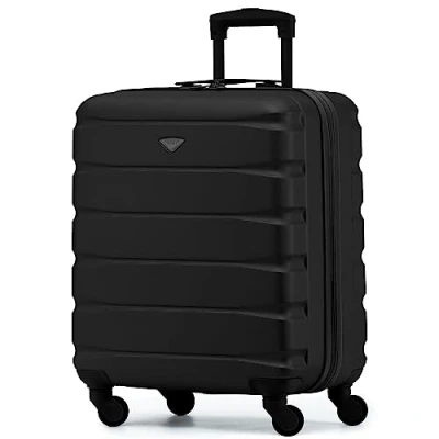 Imagen de Flight Knight Maleta Rigida Ligera de 4 Ruedas, Equipaje Mano Aprobado para Aerolineas como British Airways, Tamano Maximo easyJet Cabina Grande 56x45x25cm