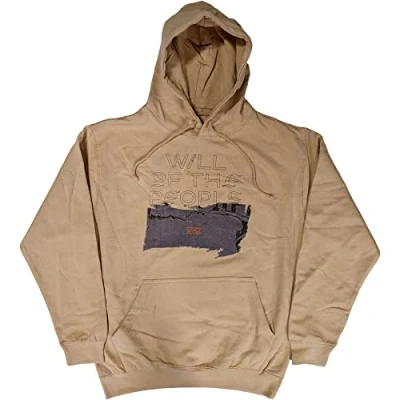 Imagen de MUSE Sudadera con capucha de Will of The People Band Logo Nue oficial, unisex, color arena, L
