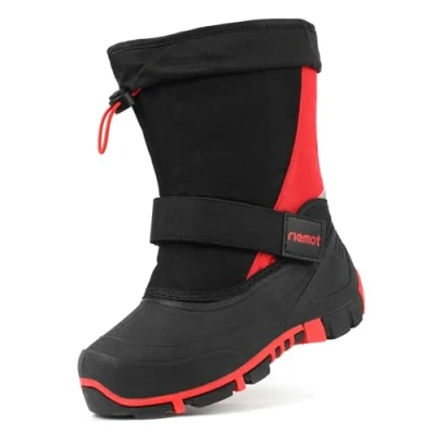 Imagen de riemot Kinder Warme Winterstiefel, Botas para Nieve, Rojo, 31 EU