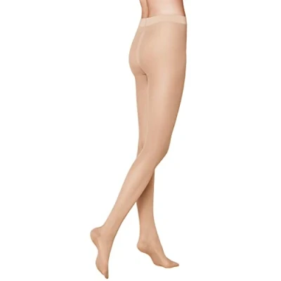 Imagen de KUNERT Cotton Sole, Medias para Mujer, 20 DEN, Beige (Teint 3520),48/50