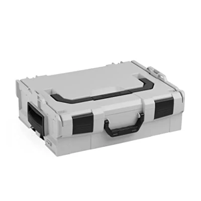 Imagen de Bosch Sortimo L BOXX 136 6000003650 Caja de herramientas profesional vacía (tamaño 2), color gris claro y negro