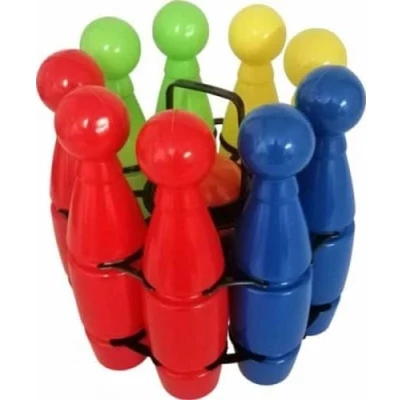 Imagen de Widmann 9 Bolos de Bowling XXL, Multicolor, S (Blue Sky A1201974)