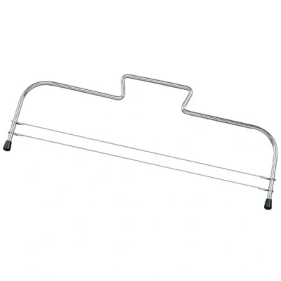Imagen de Westmark Divisor de bases tartas/cortador tartas con 2 hilos corte dentados, Acero inoxidable, Longitud: 32 cm, Simplex Duo, Plateado, 71602270