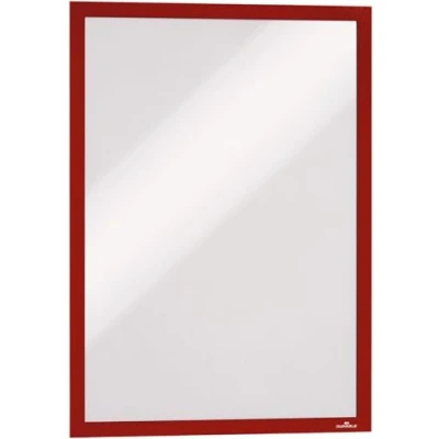 Imagen de Durable 487303 Marco informativo Duraframe (A3, autoadhesivo con cierre magnético) 2 unidades, rojo