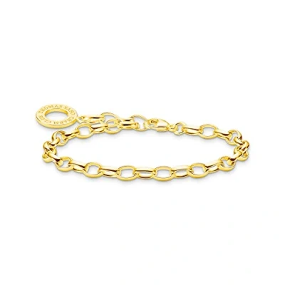 Imagen de Thomas Sabo pulsera con dijes Classic plata chapada en oro X0031 413 39 L19.5