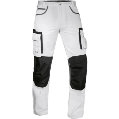 Imagen de Uvex Tune up 8909 Pantalon de Trabajo para Hombre Pantalones Cargo Trabajar Algodón y Cordura Multibolsillos Bolsillo Las Rodilleras Color Gris, Negro, Azul, Verde, Blanco