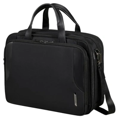 Imagen de Samsonite Maletín ampliable XBR 2.0 15,6 pulgadas con 3 compartimentos, 40,5 cm, 20/28 L, negro (negro)