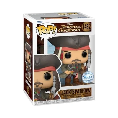 Imagen de Funko Pop! Movies: PotC Captain Jack Sparrow (Opening) Pirates of The Caribbean Piratas del Caribe Figura de Vinilo Coleccionable Idea Regalo Mercancia Oficial Movies Fans