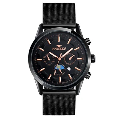 Imagen de SUPBRO Relojes Hombre Analógico Cuarzo Impermeable Deporte Watch Business Casual Fecha