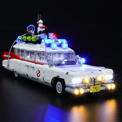 Imagen de YEABRICKS Kit de Luces LED para Lego 10274 Creator Expert Ghostbusters ECTO 1 Modelo Bloques Construcción (Juego NO Incluido)