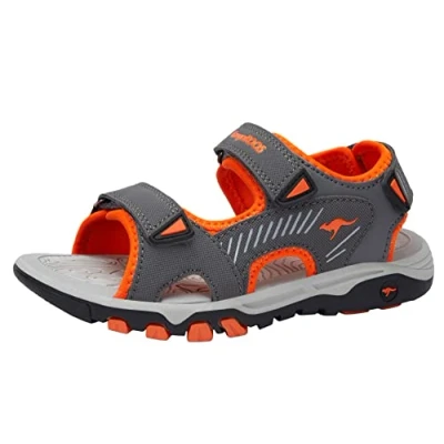 Imagen de KangaROOS K Celtic Barbo, Sandalia Unisex Adulto, Steel Grey Flame, 37 EU