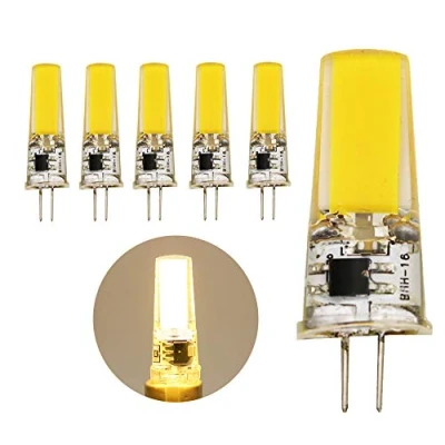 Imagen de XINYANSEE Bombilla g4 led 220v, 3.5W Equivalente a 30W Halógeno, Blanco Cálido 3000K 400LM, no regulable.(Pack de 5)
