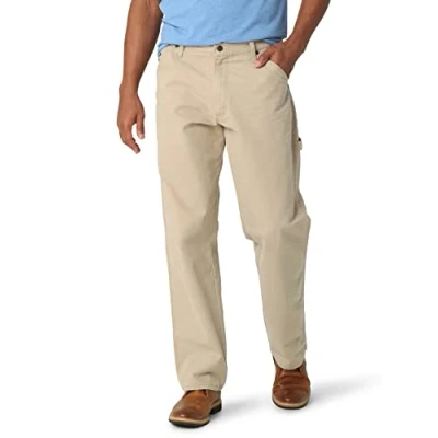 Imagen de Wrangler Authentics Men&#039;s Classic Carpenter Jean, Wheat Twill, 36x32