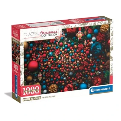 Imagen de Clementoni Puzzle 1000 Piezas Imposible Christmas Vibes, para Adultos, Caja Compacta, Fabricado en Italia 39926