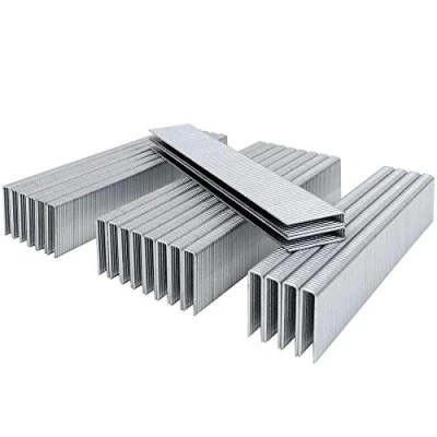 Imagen de Deuba 5000 Grapas de sujeción galvanizadas longitud 25mm ancho 5,8mm para suelo montaje acampada
