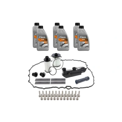Imagen de VAICO V10 5390 Kit piezas, cambio aceite caja automática con juntas cant. de para estándar, junta anular