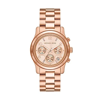 Imagen de Michael Kors Runway Cronógrafo, Mujer, Talla: One Size, Rosegold