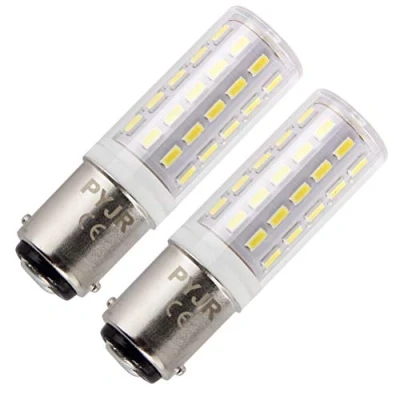 Imagen de PYJR Bombilla Maquina Coser, Ba15d Doble Bayoneta 5W, Equivalentes A LáMparas HalóGenas De 45W, 400Lm Ac 220V, Blanco FríA 6000K, Non Dimmable Para Uso En MáQuinas FrigoríFicos. (2 Piezas)