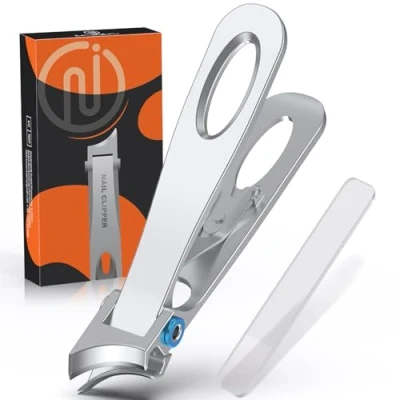 Imagen de Cortauñas Profesional de Hoja inclinada a 45 para uñas encarnadas gruesas, Ergonomía Set Afiladas personas mayores Hombre Adult, Manicura las y los pies
