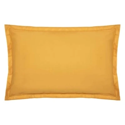 Imagen de Atmosphera Funda de almohada algodón amarillo mostaza 50 x 70 cm