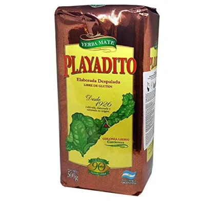Imagen de Yerba Mate Playadito Despalada Producida en Argentina (2 x 500gr)