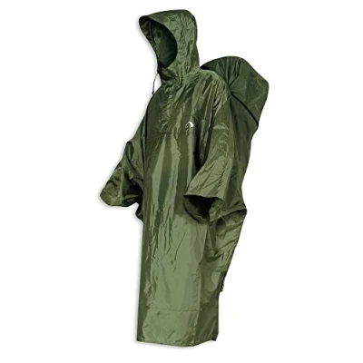 Imagen de Tatonka Regenschutz Cape Men Prenda para Hombre, Color Verde, Talla M