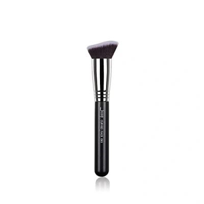 Imagen de Jessup Professional Brocha de maquillaje individual Base Rubor Cosmético Pelo sintético 1 pieza Negro/Plata B083 083