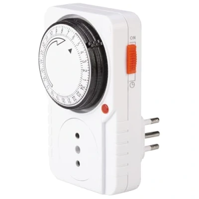 Imagen de POLY POOL PP1407XAM Programador diario 250V Temporizador Programable para Clavija Eléctrica Temporizada Toma de Ciclo Color Blanco