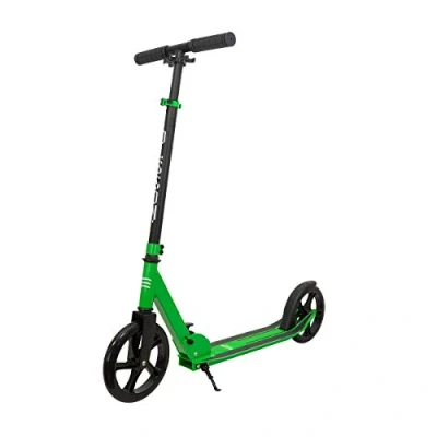 Imagen de OLSSON Patinete niño Manillar Giro 360º Altura Regulable (77 98CM) Chasis Ligero y Resistente 50% Aluminio/Acero Plegable Ruedas 200MM PU Rodamientos ABEC 9 Freno pie (HOPP Verde)