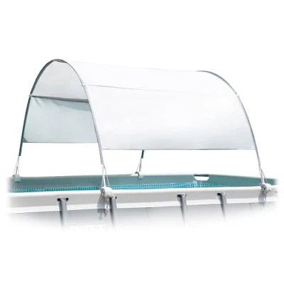 Imagen de Intex 28054 Toldo Solar Piscina, Piscinas Desmontables, Largo 180 cm, con protección UV+50, Tejido Impermeable, Fácil de Instalar, Metal Frame, XRT Frame