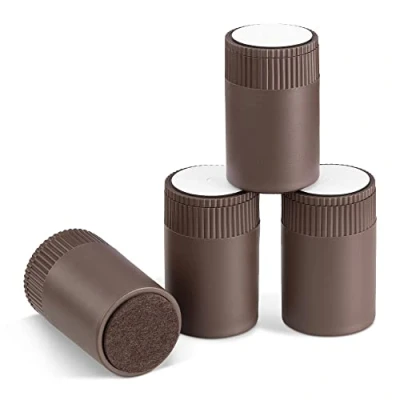 Imagen de Navaris Set Patas Regulables para Muebles 4x Elevadores Ajustables Antideslizantes Talla L Sillas Camas Sofas Mesas Armarios hasta 500 kg