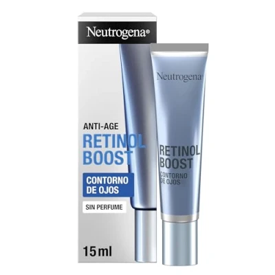 Imagen de Neutrogena retinol Boost contorno de ojos (15 ml), crema antiedad con para el los ojos, anti ojeras y bolsas, una piel visiblemente más joven