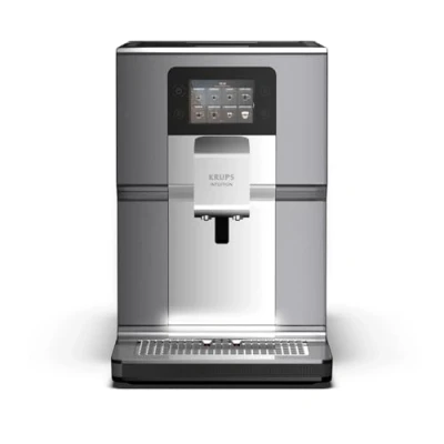 Imagen de Krups Intuition Experience Cafetera superautomática, pantalla táctil color, máquina de café con indicadores lumínicos, 17 bebidas personalizables, recetas personalizadas, acero inoxidable