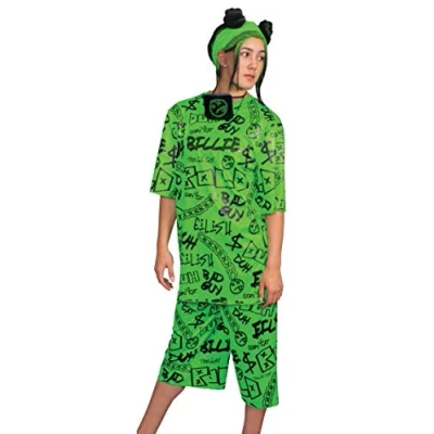 Imagen de Disguise Billie Eilish Disfraz para adulto, color verde L