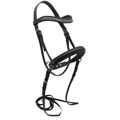 Imagen de PFIFF 103031 Lilly Trensenzaum Brida Caballos de Juego, Color Negro