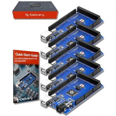Imagen de AZDelivery 5 x AZ MEGA2560 Board con E Book Incluido!