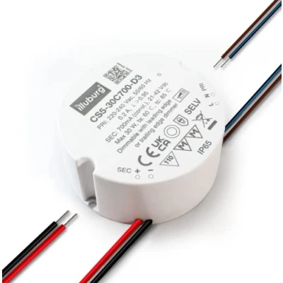 Imagen de illuburg Transformador LED Regulable TRIAC 700mA Corriente Constante 15W 30W Alimentador Fuente de Alimentación