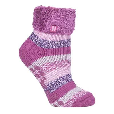 Imagen de HEAT HOLDERS Mujer Invierno Cómodo Confortables Durable Térmico Diseño Caliente Fantasia Colores Gruesa Calcetines para Frío Clima (HHL19)