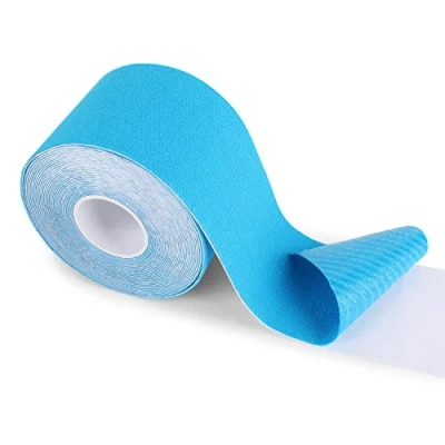 Imagen de FITOP Rollo de Cinta Kinesiología Algodón 5 m x cm (Azul)