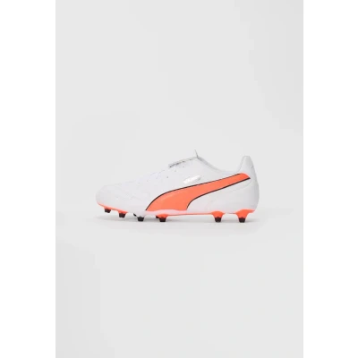 Imagen de Puma KING LIGA Botas de fútbol con tacos, Hombre, Talla: 44.5, White/glowing red/black Zapatos