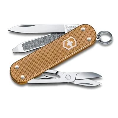 Imagen de Victorinox, Classic SD Alox, Navaja Multiuso Suiza, Cuchillo bolsillo, Regalo, 5 Funciones, Hoja pequeña, Lima de uñas