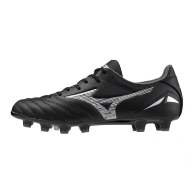 Imagen de Mizuno Morelia NEO IV PRO Botas de fútbol con tacos, Hombre, Talla: 41, Black/galaxy silver/black Zapatos