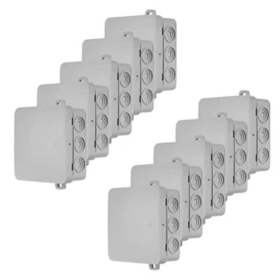 Imagen de REV Ritter 518429777 Caja de empalmes (tamaño: 75x75mm, pack 10)