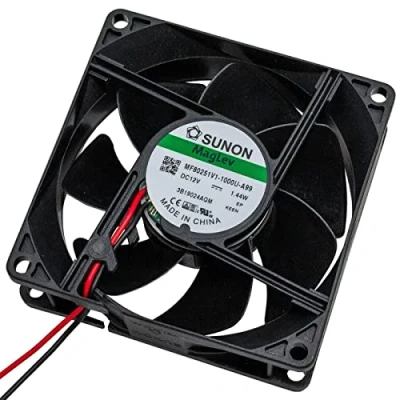 Imagen de Fan 12V DC 1,44W 80x80x25mm 69,9m3/h 3200U/Min Sunon MF80251V11000UA99