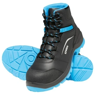 Imagen de Uvex Xenova S3 SRC ESD Botas de seguridad (2 unidades, talla 44), color azul y negro