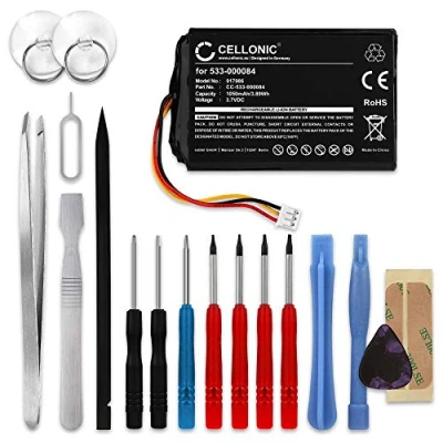 Imagen de CELLONIC Batería 533 000084 1209 000083 para mandos Compatible con Logitech Harmony Touch, One, Ultimate, 915 000198 1050mAh + Juego de Herramientas