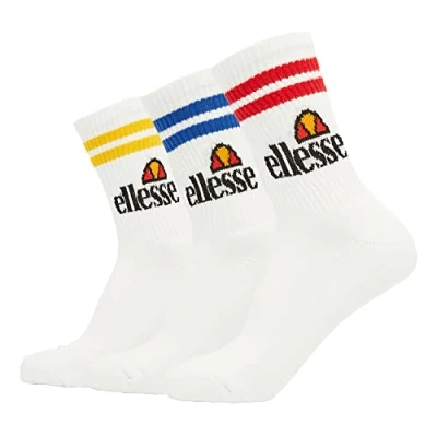 Imagen de Ellesse Pullo Socks 3 PACK Calcetines, Talla: 47 49, White