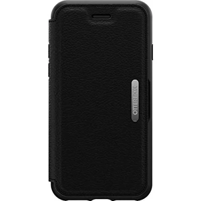 Imagen de Funda Iphone Se 2020/8/7 Otterbox Tarjetero Piel Auténtica Serie Strada Negro